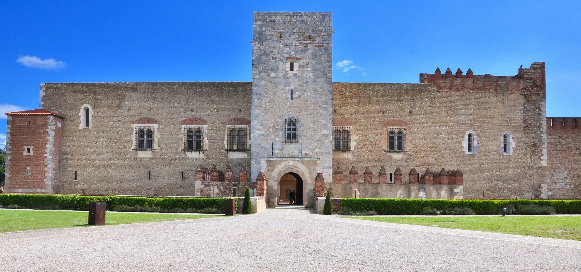 Entrée du palais des rois de Majorque